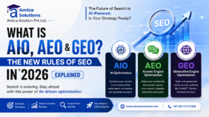 What Is AIO, AEO and GEO The New Rules of SEO in 2026 Explained
