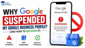 Google Business Profile suspension